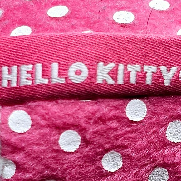 Hello Kitty Sanrio Pink with Polka Dots and Bow Soft Plush Doll Backpack 14" - Picture 5 of 6